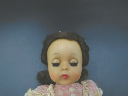 ma beth pink gingham face